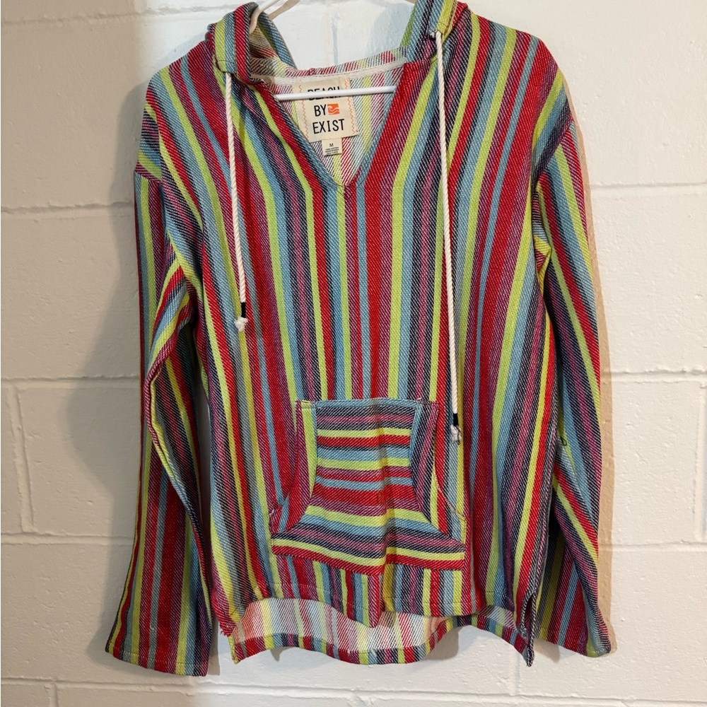 Colorful Striped Hoodie